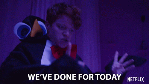 Weve Done For Today Brendan Scannell GIF - Weve Done For Today Brendan Scannell Pete GIFs