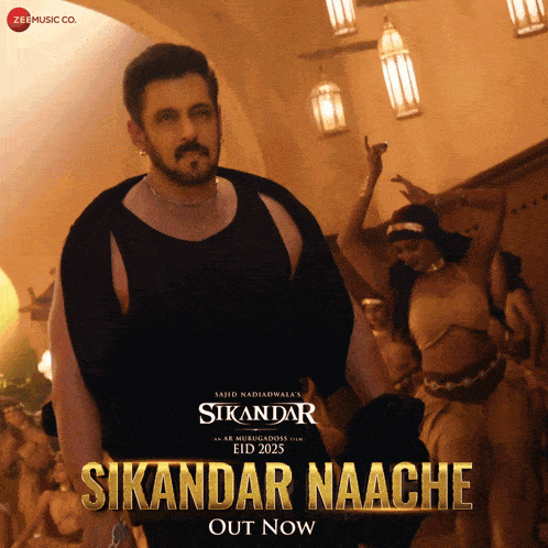 a poster for a movie called sikandar naache out now