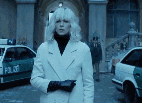 Cover Face GIF - Cover Atomic Blonde Charlize Theron GIFs