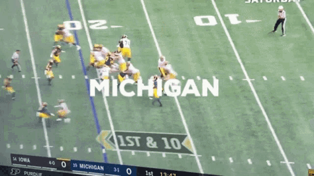 Michigan Recovers Michigan GIF - Michigan Recovers Michigan Fumble Recovery GIFs