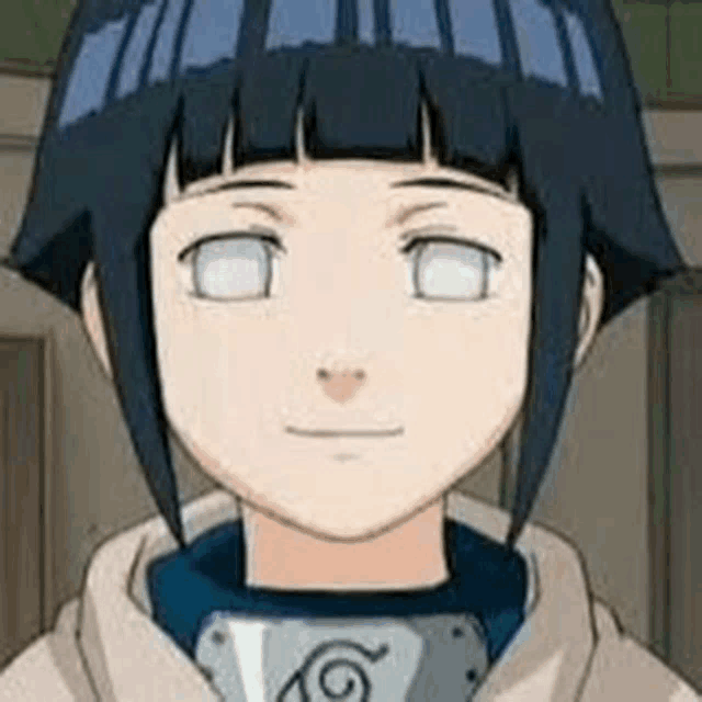 a close up of a cartoon character with a bandana on her neck .