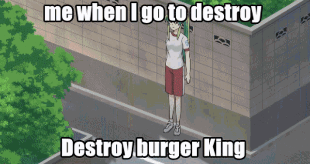 Anime Actually I Am GIF - Anime Actually I Am Burger King GIFs