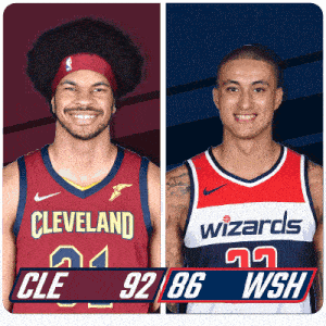 Cleveland Cavaliers (92) Vs. Washington Wizards (86) Post Game GIF - Nba Basketball Nba 2021 GIFs