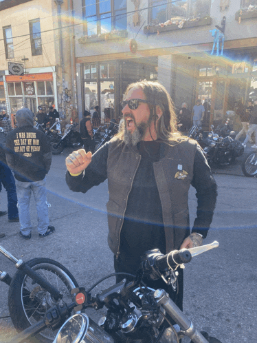 a man wearing a shirt that says " i was drunk "