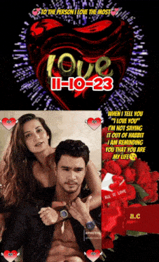 a picture of a man and a woman with the date 11-10-203 on it