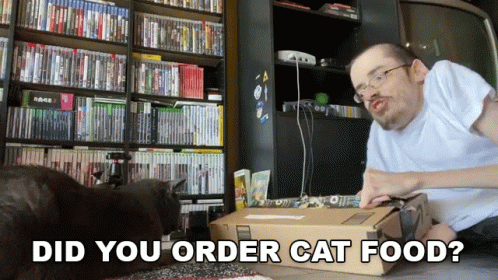 Did You Order Cat Food Ricky Berwick GIF - Did You Order Cat Food Ricky Berwick Ricky Berwick Vlog GIFs