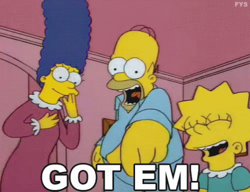 Got Em GIF - The Simpsons Lisa Margie GIFs