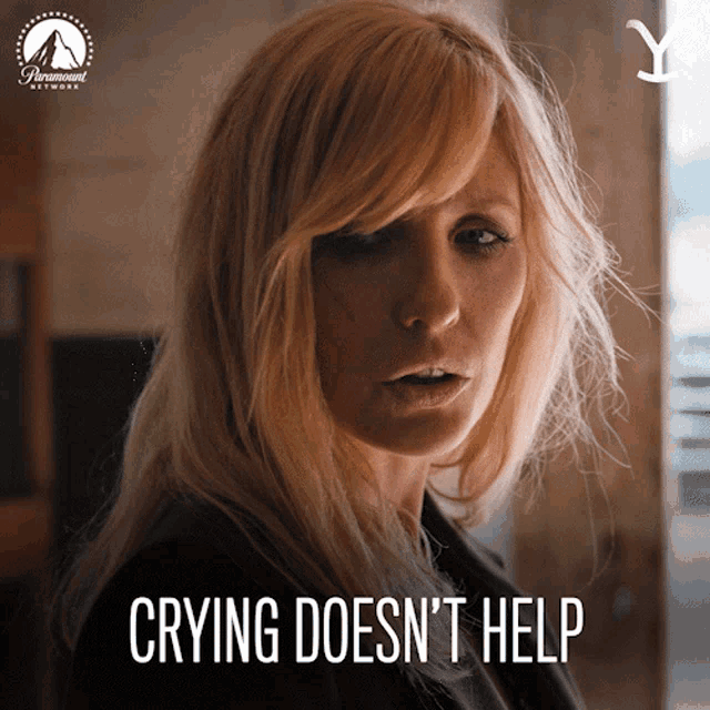 Crying Doesnt Help Beth Dutton GIF - Crying Doesnt Help Beth Dutton Kelly Reilly GIFs