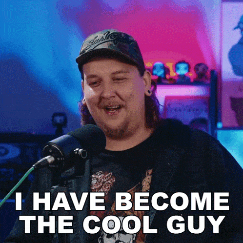 I Have Become The Cool Guy Austin Dickey GIF - I Have Become The Cool Guy Austin Dickey The Dickeydines Show GIFs