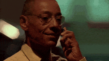 Gustavo Fring Gus Breaks Phone And Leaves GIF - Gustavo Fring Gus Breaks Phone And Leaves Breaking Bad GIFs