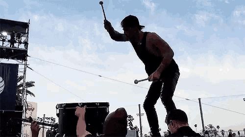 Twenty One Pilots Drums GIF