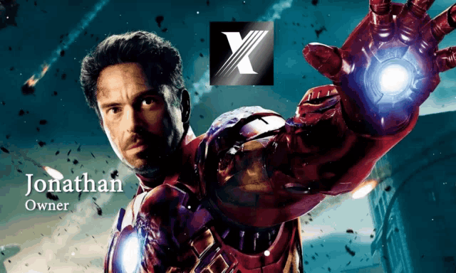 a picture of a man in a superhero costume with the name jonathan on it