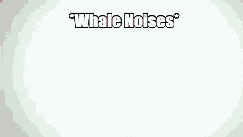 a bald man with a beard is making a funny face with his mouth open and the words `` whale noises '' .