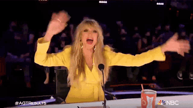 Waving Americas Got Talent GIF