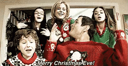 Merry Christmas Eve GIF - Christmas Eve Modern Family GIFs