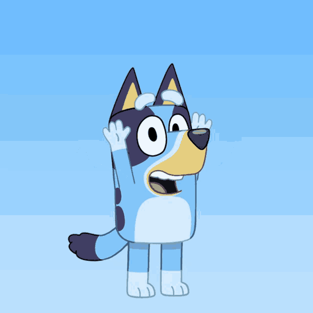a cartoon dog is standing in front of a sign that says child tax credit