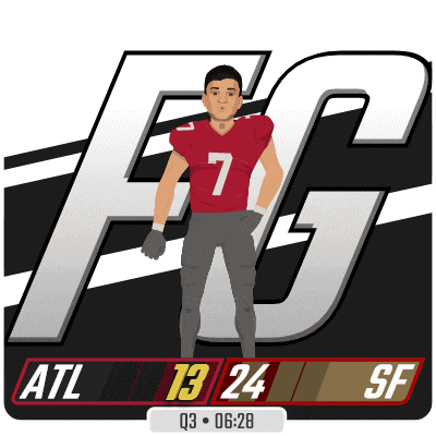 a football player in a red jersey with the number 7