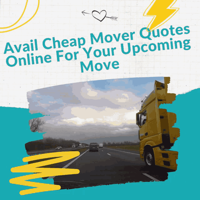 an advertisement for avail cheap mover quotes online