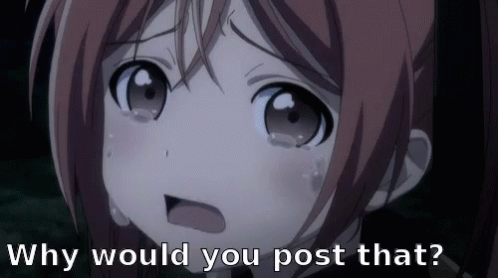 Anime Why Would You Post That GIF - Anime Why Would You Post That Cry GIFs