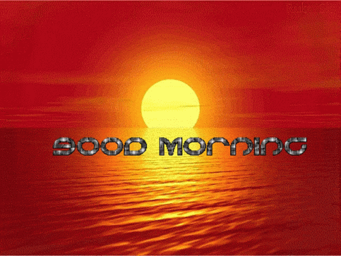 Good Morning Sea GIF - Good Morning Sea Ocean GIFs