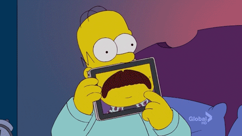 Evaluate All Choices GIF - Simpsons Homer Mustaches GIFs