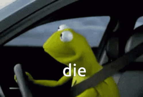 Kermit Looks Over And Die GIF - Kermit Looks Over And Die GIFs