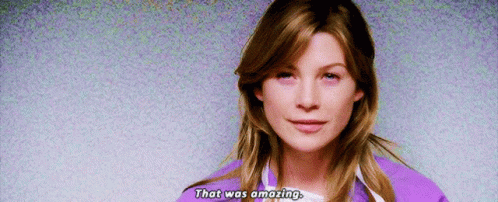 Greys Anatomy Meredith Grey GIF - Greys Anatomy Meredith Grey That Was Amazing GIFs