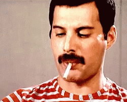 Smoking Freddie Mercury GIF - Smoking Freddie Mercury Queen GIFs