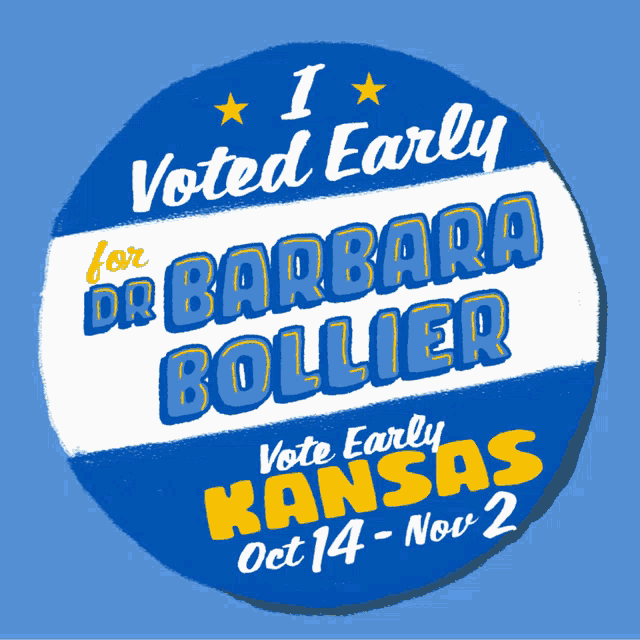 I Voted Early Vote Early Kansas GIF - I Voted Early Vote Early Kansas 0ct14nov2 GIFs