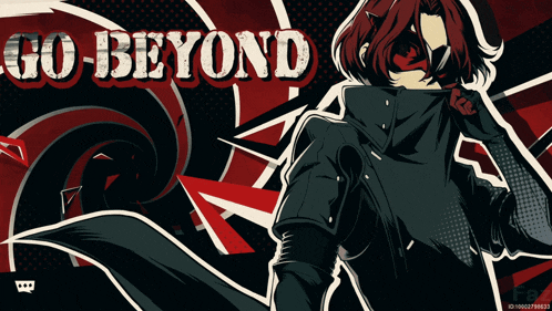 a poster that says go beyond with a woman