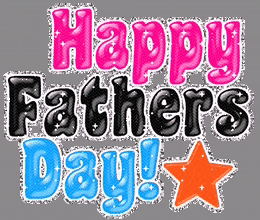 a happy fathers day greeting with a star in the middle