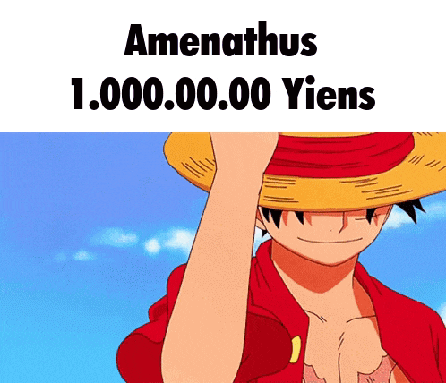 monkey d luffy from one piece is wearing a straw hat and a red shirt