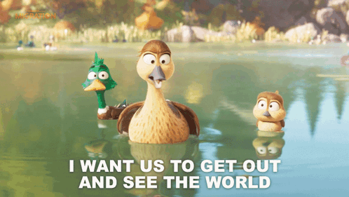I Want Us To Get Out And See The World Pam Mallard GIF - I Want Us To Get Out And See The World Pam Mallard Dax Mallard GIFs