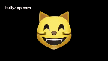 Grinning Cat Face With Smiling Eyes.Gif GIF