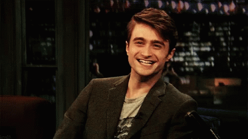 Daniel Radcliffe Laugh GIF - Daniel Radcliffe Laugh Cheering GIFs