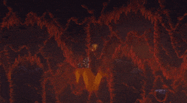 a cartoon character is flying through the air in a game