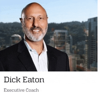 a picture of a man with the name dick eaton executive coach
