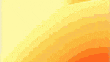a close up of a yellow and orange background with a blue border