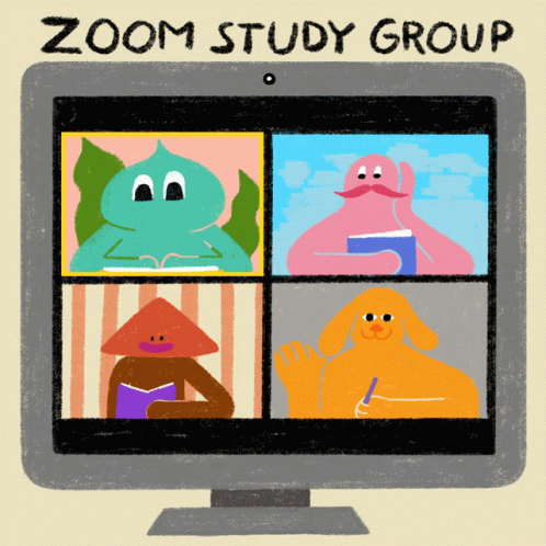 Zoom Zoom Study Group GIF