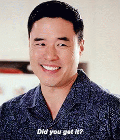 When No One Laughs At Ur Jokes GIF - Fresh Off The Boat Randall Park Did You Get It GIFs