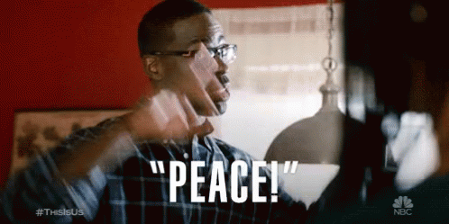 Peace Peace Out GIF - Peace Peace Out This Is Us GIFs