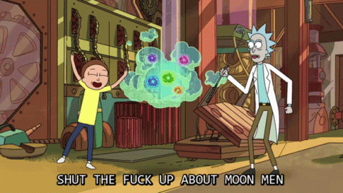 Rick And Morty Goodbye Moonmen GIF - Rick And Morty Goodbye Moonmen Stfu About Moonmen GIFs