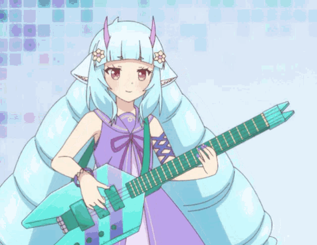 Guitar Delmin GIF - Guitar Delmin Anime GIFs
