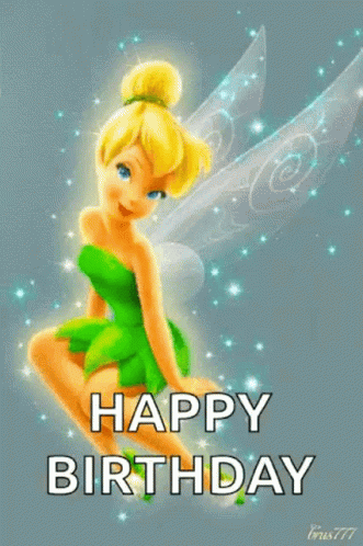 Happy Birthday Tinker Bell GIF - Happy Birthday Tinker Bell Sparkles GIFs