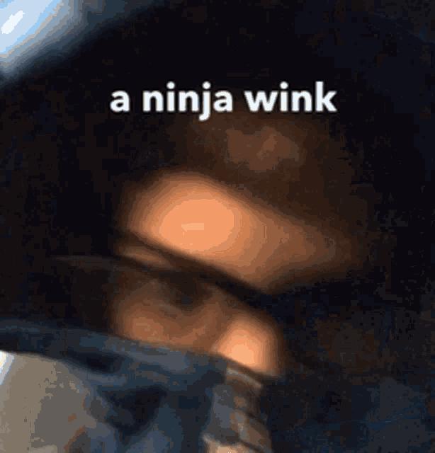 A Ninja Wink GIF - A Ninja Wink GIFs