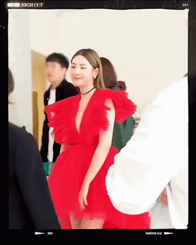 Sunmi Red GIF - Sunmi Red Dress GIFs
