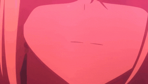 a close up of a person 's face with a triangle in the mouth