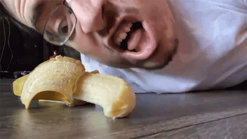 Eating Banana Ricky Berwick GIF - Eating Banana Ricky Berwick Gobble GIFs