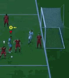 soccer players on a field with the words if at first you do n't succeed try to kill the keeper