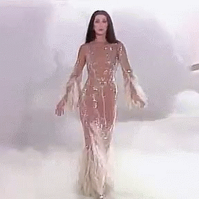 Cher Model GIF - Cher Model Cat Walk GIFs